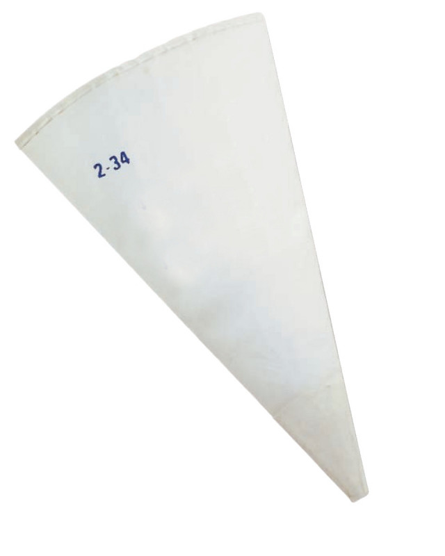 Poche plastique conique blanc 34 cm Thermohauser