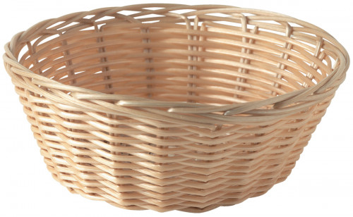 Corbeille rond beige polypropylène (pp) Ø 21 cm 6,5 cm Pro.mundi