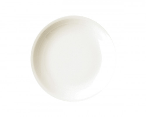 Assiette creuse rond ivoire porcelaine vitrifiée Ø 22 cm Ska Rak
