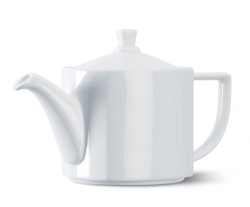 Théière carré ivoire porcelaine vitrifiée Ska Rak