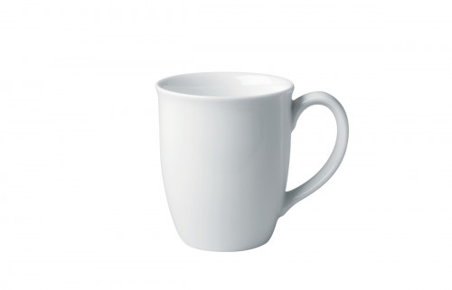 Mug rond ivoire porcelaine vitrifiée 45 cl Ø 9,2 cm Banquet Rak