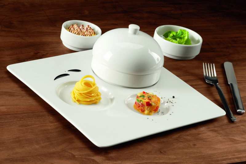 Coupelle rond ivoire porcelaine vitrifiée Ø 8,1 cm Fine Dine Rak