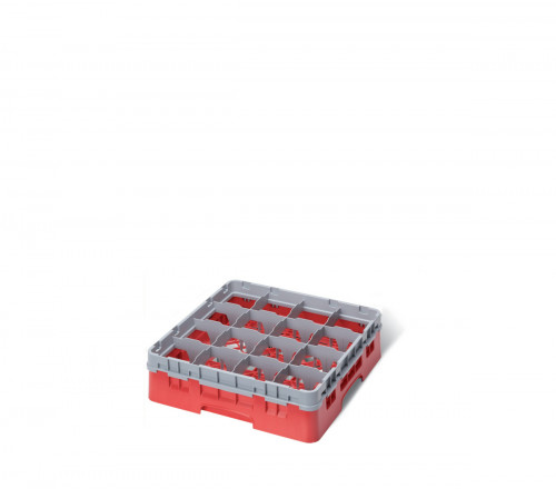 Casier de lavage 16 compartiments 50x50x18,4 cm 10,9 cm 15,2 cm Camrack Cambro
