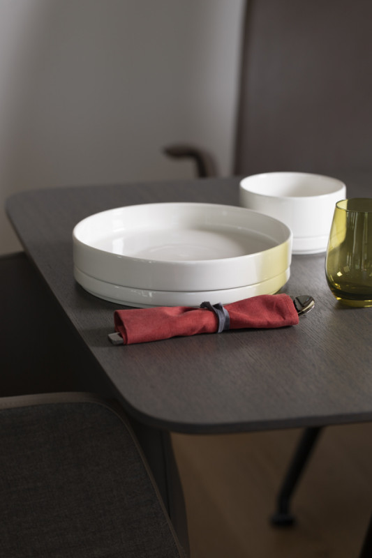 Bol rond ivoire porcelaine vitrifiée Nordic Rak