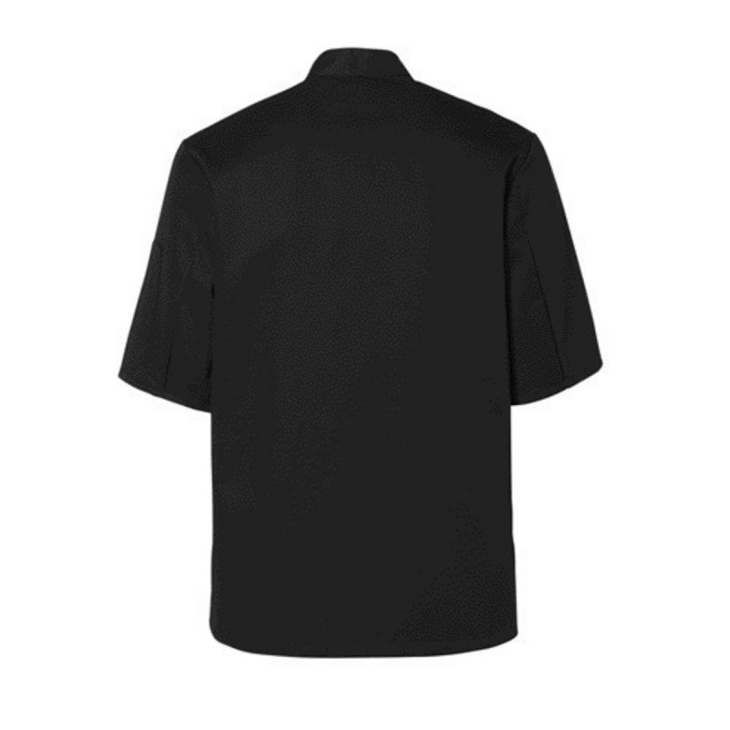Veste de cuisine homme manche courte noir T4 Blake Molinel