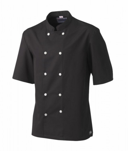 Veste de cuisine homme manche courte noir T5 Blake Molinel
