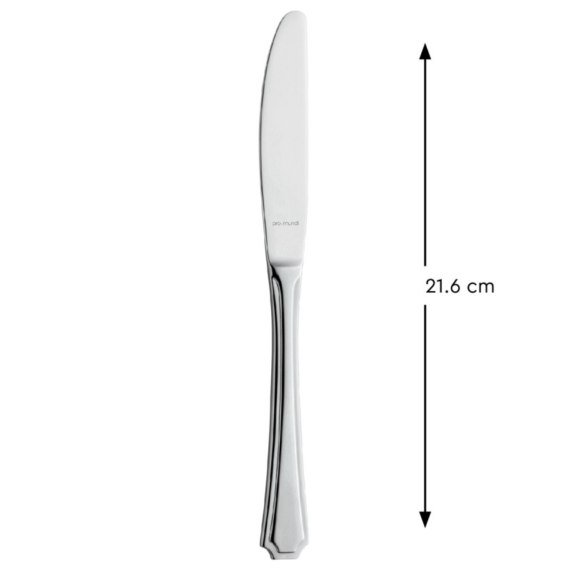 Couteau de table monobloc cranté 21,6 cm Octave Pro.mundi