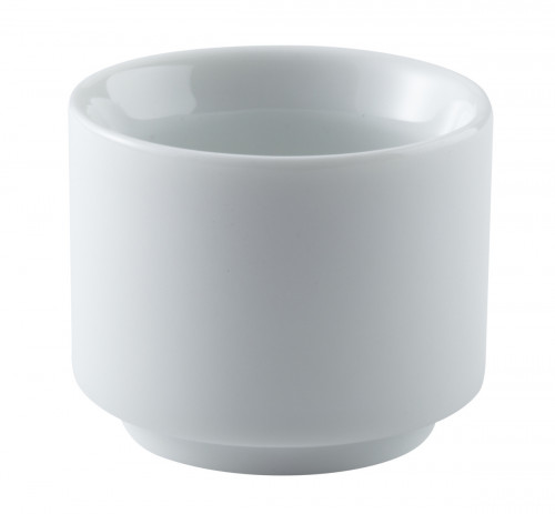 Coquetier rond blanc porcelaine Ø 5 cm Cafett Pro.mundi
