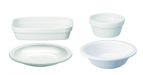 Assiette à dessert rond blanc copolyester Ø 13,4 cm Vaisselle Copolyester Saint Romain