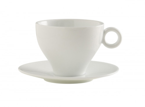Tasse à cappuccino / thé rond blanc porcelaine 20 cl Ø 8,6 cm Slim O Pro.mundi