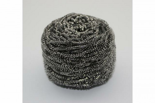 Boules de récurage inox 40g rond gris (10 pièces)