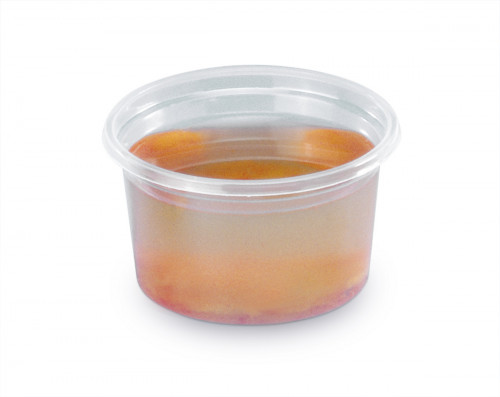 Pot à sauce rond transparent Ø 7,3 cm 4 cm 8 cl Alphaform (100 pièces)