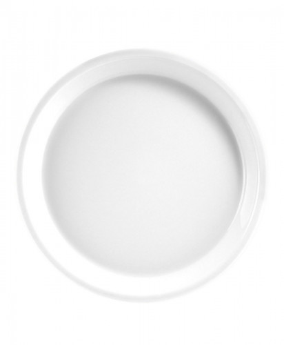 Assiette plate rond blanc porcelaine culinaire Ø 23 cm Regithermie Enova