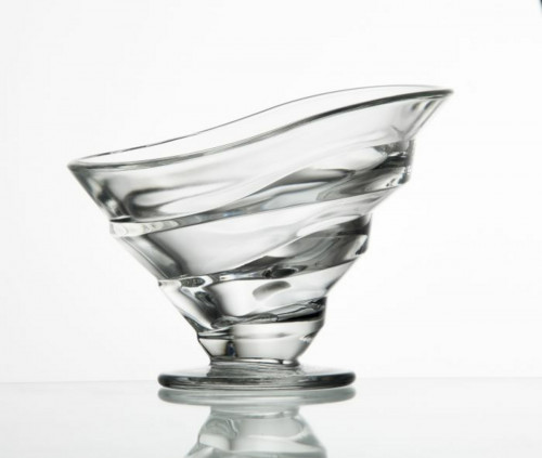 Coupe à dessert rond transparent verre pressé Ø 14 cm Circee La Rochere