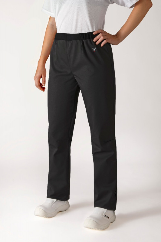 Pantalon femme noir T1 Rosace Robur