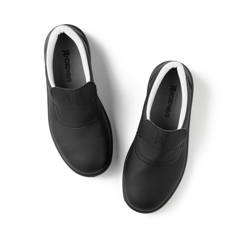 Chaussures mocassin de sécurité mixte noir 45 Tony Nordways