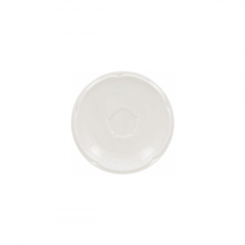 Sous-tasse à expresso rond ivoire porcelaine vitrifiée Ø 13 cm Anna Rak