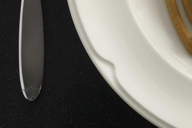 Assiette creuse rond ivoire porcelaine vitrifiée Ø 30 cm Anna Rak