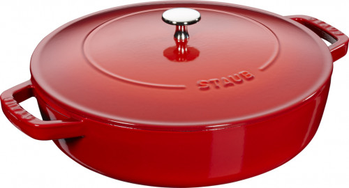 Sauteuse fonte d'acier Ø 28 cm 12,6 cm 3,7 L Chistera Staub