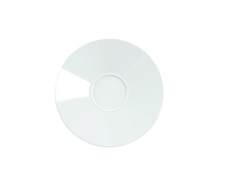 Sous-tasse à thé rond blanc porcelaine vitrifiée Ø 16 cm Style Astera