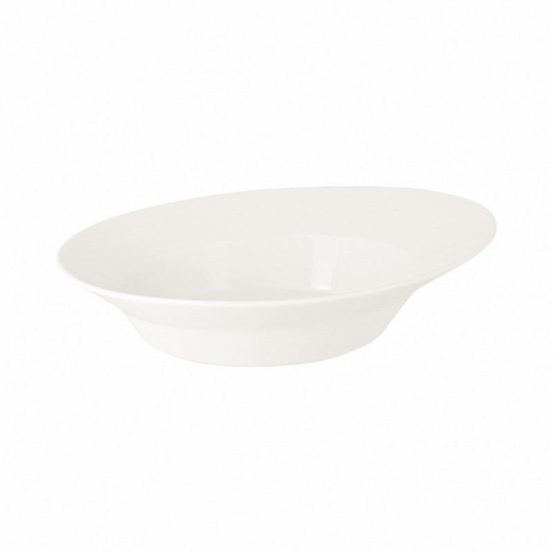 Bol rond ivoire porcelaine vitrifiée 22,9 cm Giro Rak