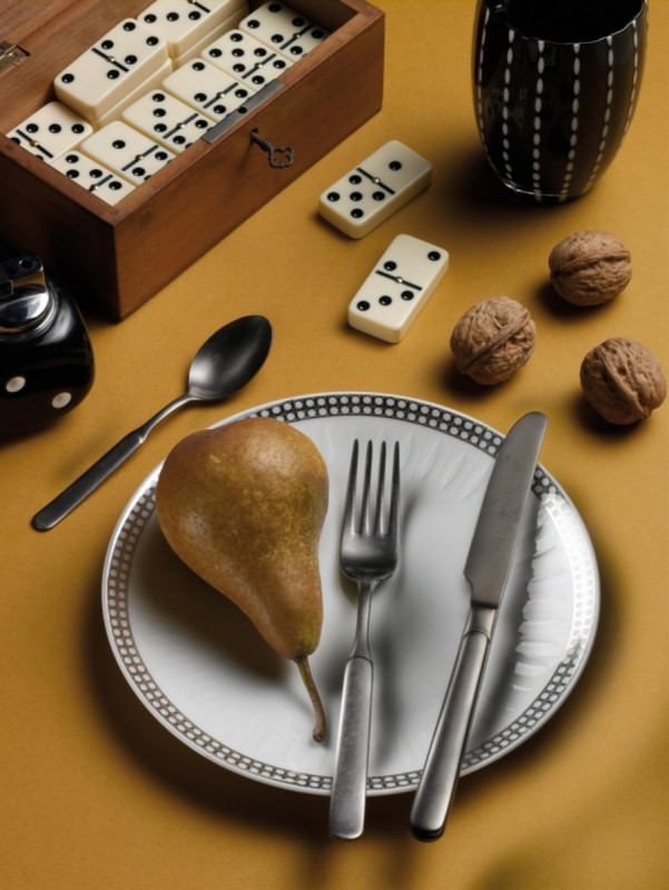 Fourchette de table inox 18/10 19,5 cm Casali Stoned Pintinox
