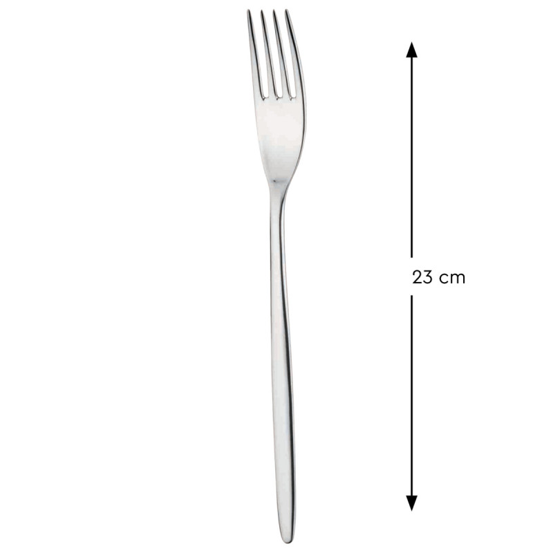 Fourchette de table inox inox 18/10 23 cm Livio Pro.mundi