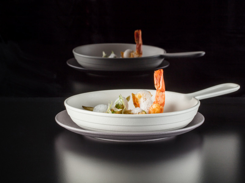 Ramequin rond noir porcelaine vitrifiée 13x6 cm Chefs Fusion Rak