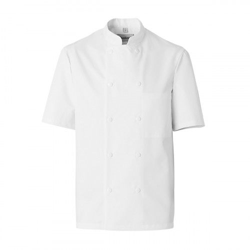 Veste de cuisine homme manche courte blanc M Ideal Molinel