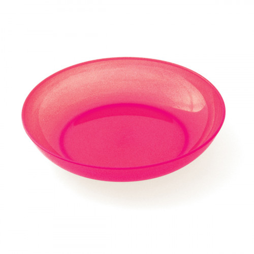 Assiette plate rond rouge polypropylène (pp) Ø 18,5 cm Vaisselle Enfance Plastorex
