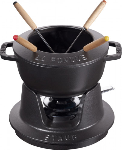 Service à fondue fonte d'acier Ø 16 cm 21,7x16,7x8,4 cm 1,1 L Staub