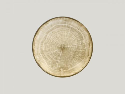 Assiette coupe creuse rond moss porcelaine vitrifiée Ø 25,9 cm Woodart Rak