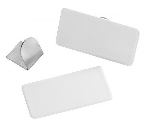 étiquette porcelaine blanc 10x5 cm Evento Degrenne