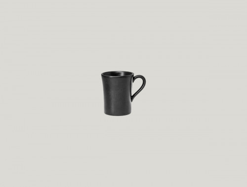 Tasse à expresso rond noir porcelaine vitrifiée 9 cl Ø 5,8 cm Edge Rak