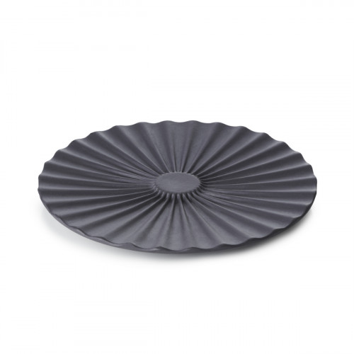 Sous-tasse rond noir porcelaine culinaire Ø 14 cm Pekoe Revol