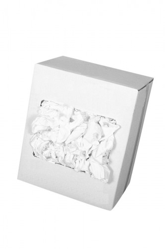 Chiffon rectangulaire blanc non tissé 43x42x22 cm (10 pièces)