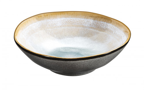Coupelle rond bleu grès émaillé Ø 15,2 cm Shadow Medard De Noblat