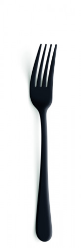 Fourchette de table noir inox 18/0 20,7x2,5 cm Austin Pvd Black Amefa