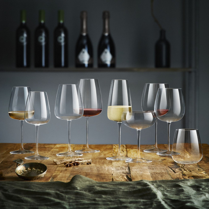 Verre à pied verre cristallin 35 cl Meravigliosi Luigi Bormioli