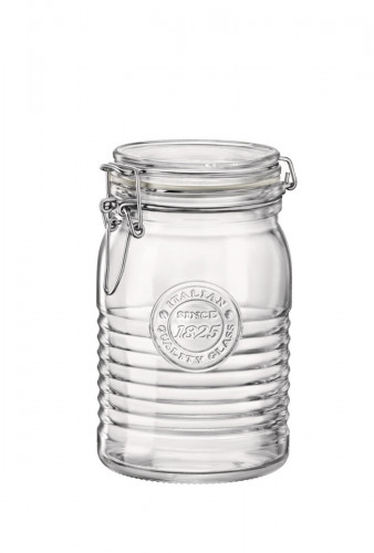 Bocal avec couvercle hermétique transparent verre Ø 10,8 cm Officina 1825 Bormioli Rocco