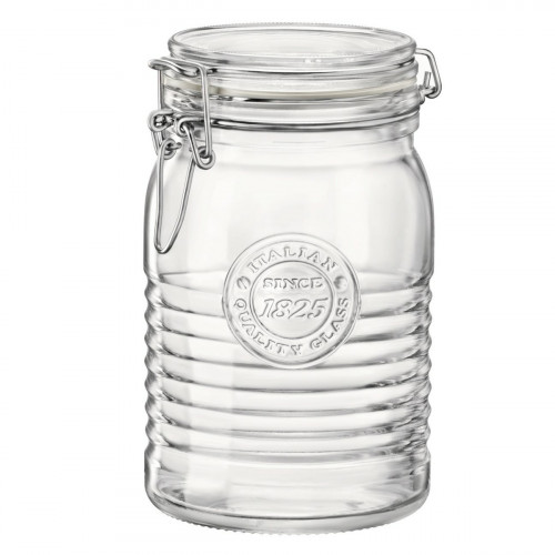 Bocal avec couvercle hermétique transparent verre Ø 11,1 cm Officina 1825 Bormioli Rocco
