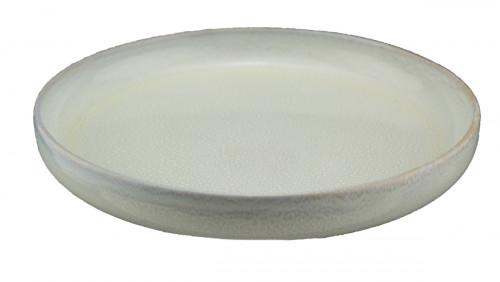 Assiette plate rond Beige rosé grès émaillé Ø 21,4 cm Pearl Pro.mundi