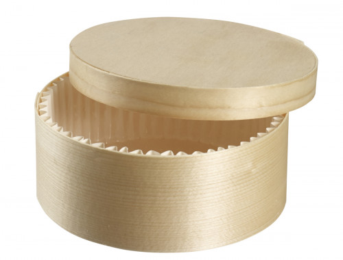 Boîte à fromage rond Ø 13,3 cm 5,1 cm Solia (20 pièces)