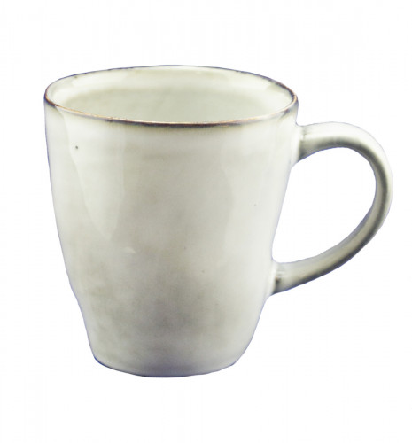 Tasse à thé gris grès émaillé 18 cl Ø 7,5 cm Sky Pro.mundi