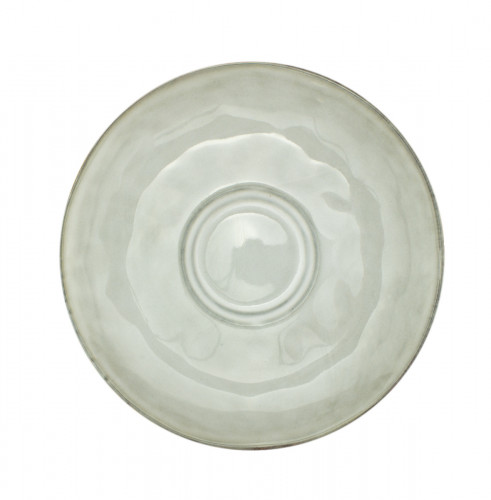Sous tasse rond gris grès émaillé Ø 14 cm Sky Pro.mundi
