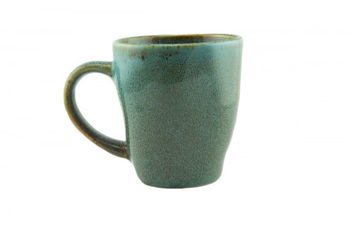 Tasse à thé vert grès émaillé 18 cl Ø 7,5 cm Sky Pro.mundi