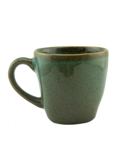 Tasse à expresso vert grès émaillé Ø 6,2 cm Sky Pro.mundi