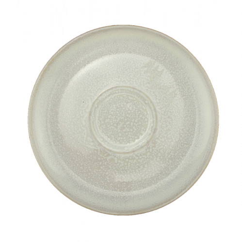 Sous tasse rond Beige rosé grès émaillé Ø 14 cm Pearl Pro.mundi