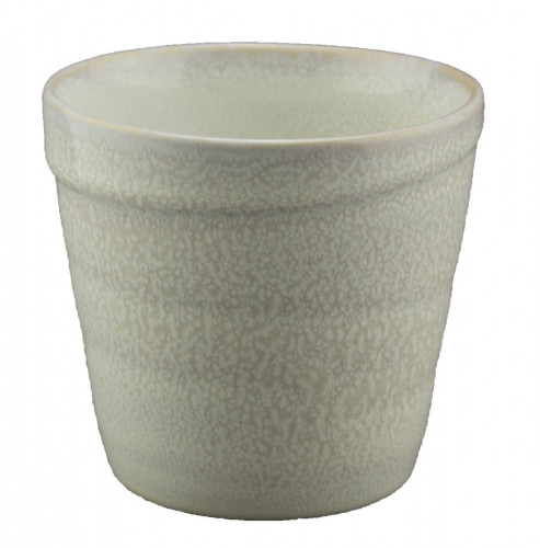 Pot rond Beige rosé grès émaillé Ø 10 cm Pearl Pro.mundi