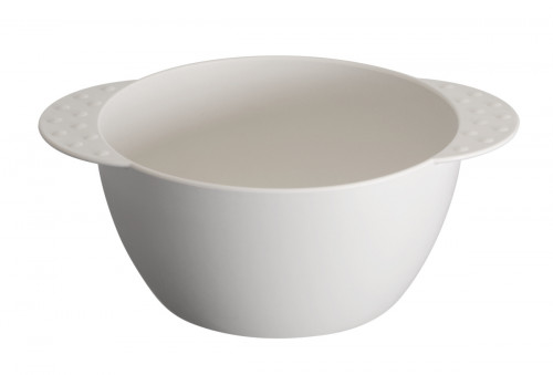 Bol sans couvercle blanc fibre végétale 45 cl Ø 12 cm Lilitouch Saint Romain